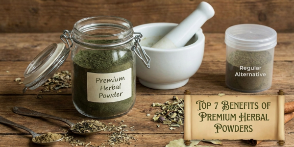Top 7 Benefits of Using Premium Herbal Powders Over Regular Alternatives