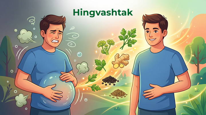 Struggling With Gas Daily, How Hingvashtak Supports Relief Naturally