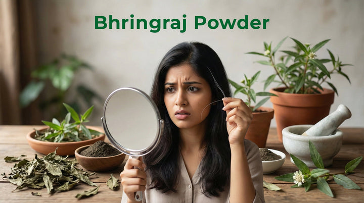 Premature Greying Stressing You? The Herbal Secret of Bhringraj Powder