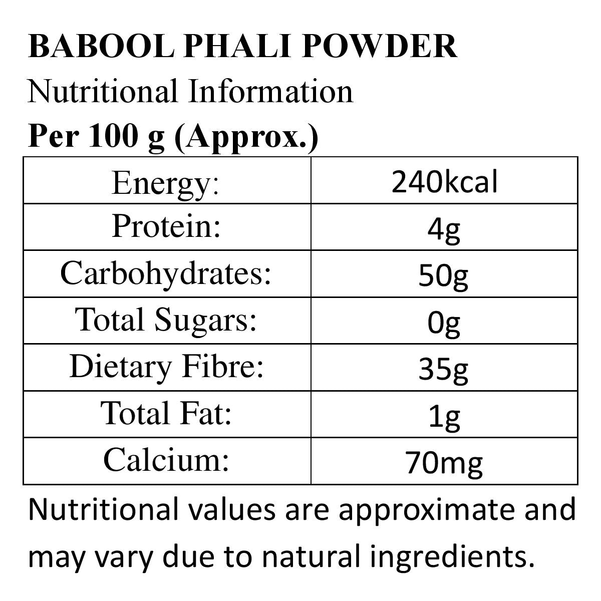 Babool Phali Powder