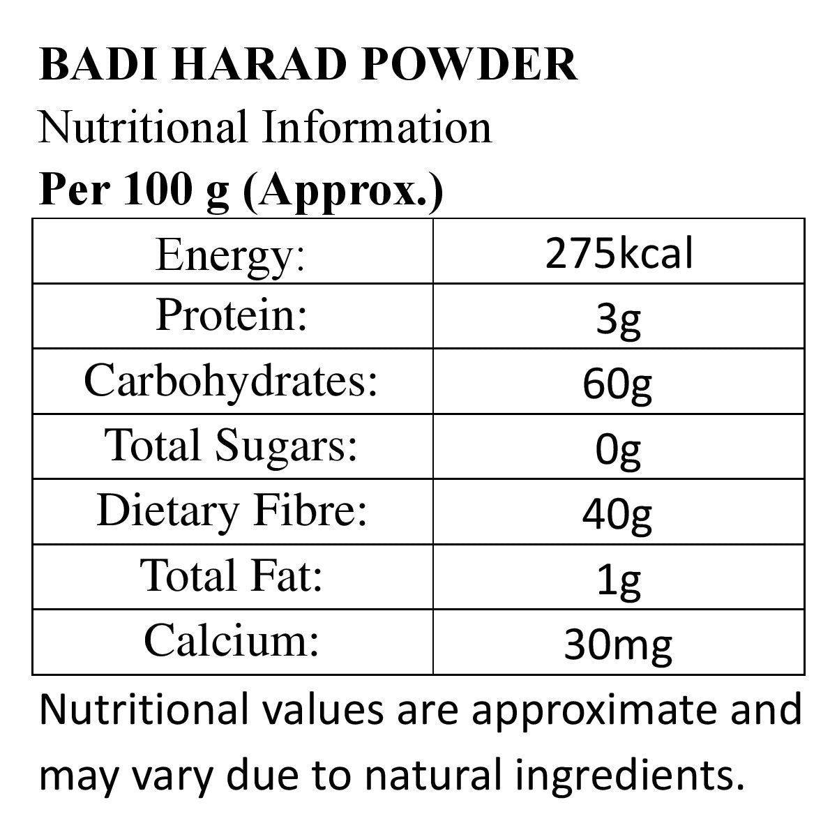 Badi Harad Powder