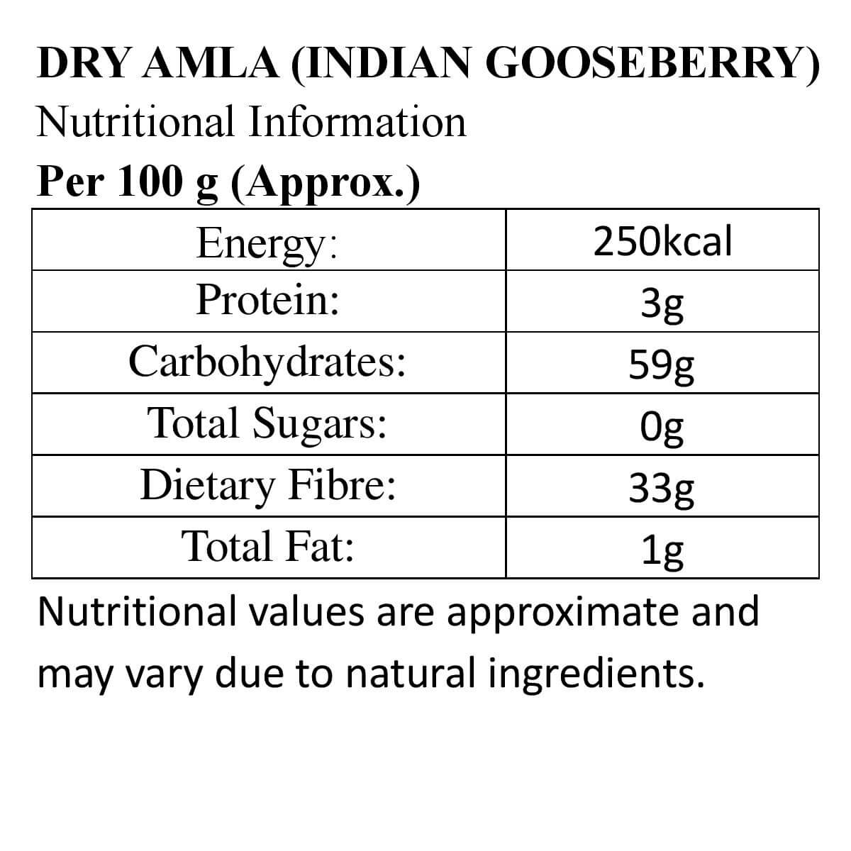 Dry Amla (Indian Gooseberry)