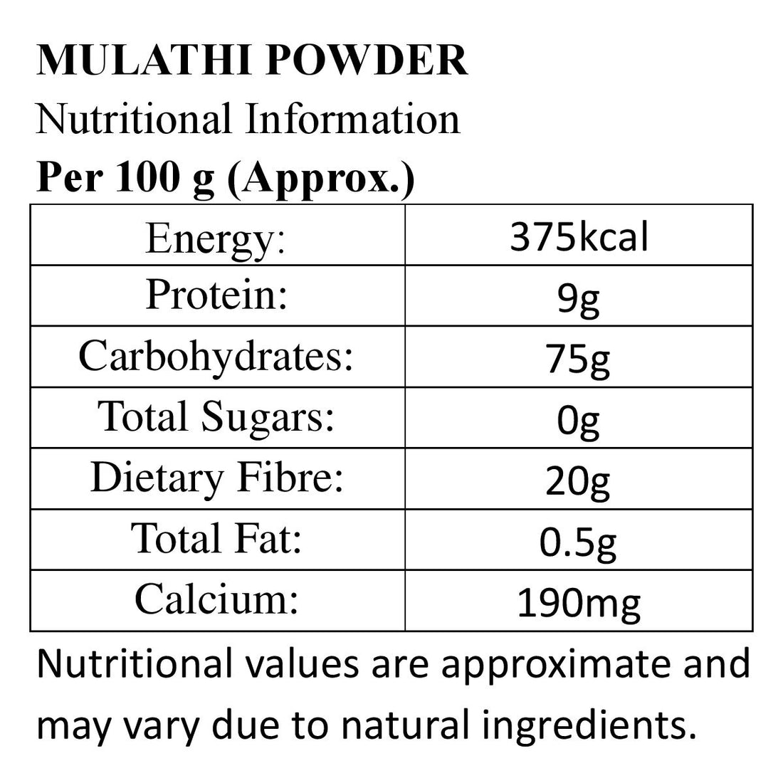 Mulethi Powder
