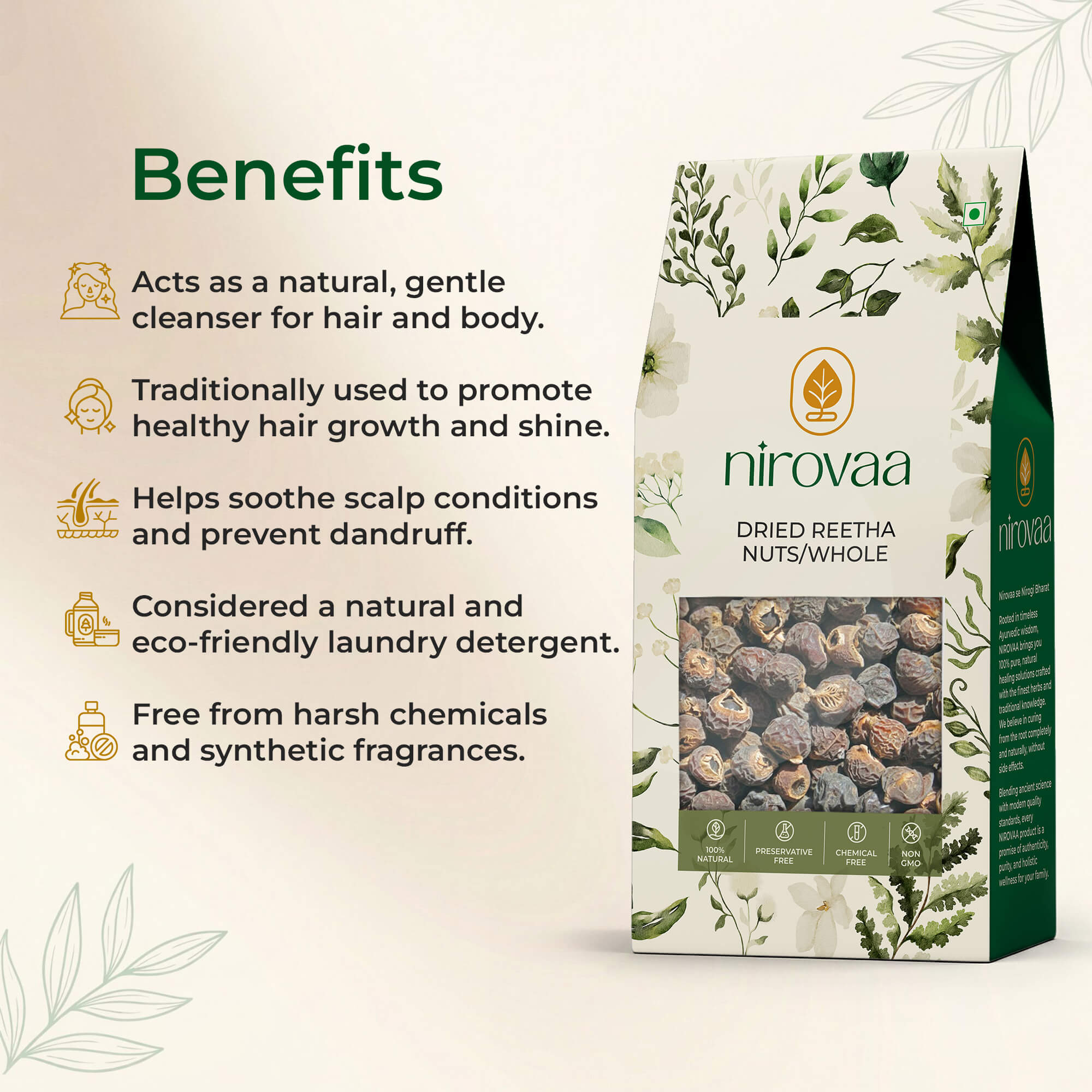 Dried Reetha Nuts/Whole