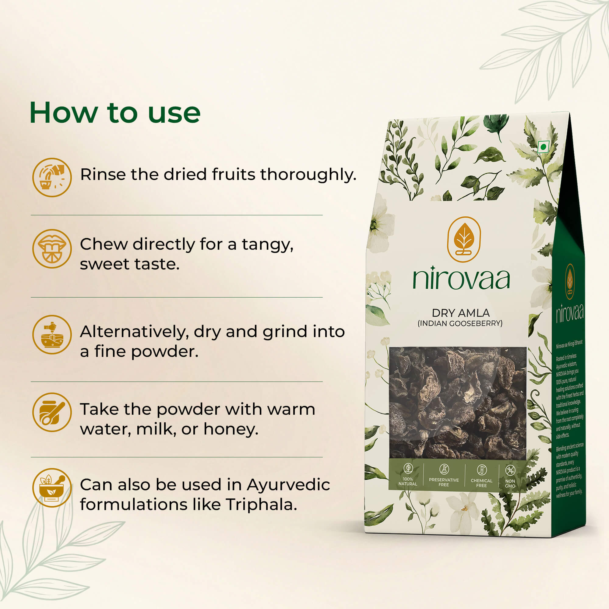 Dry Amla (Indian Gooseberry)