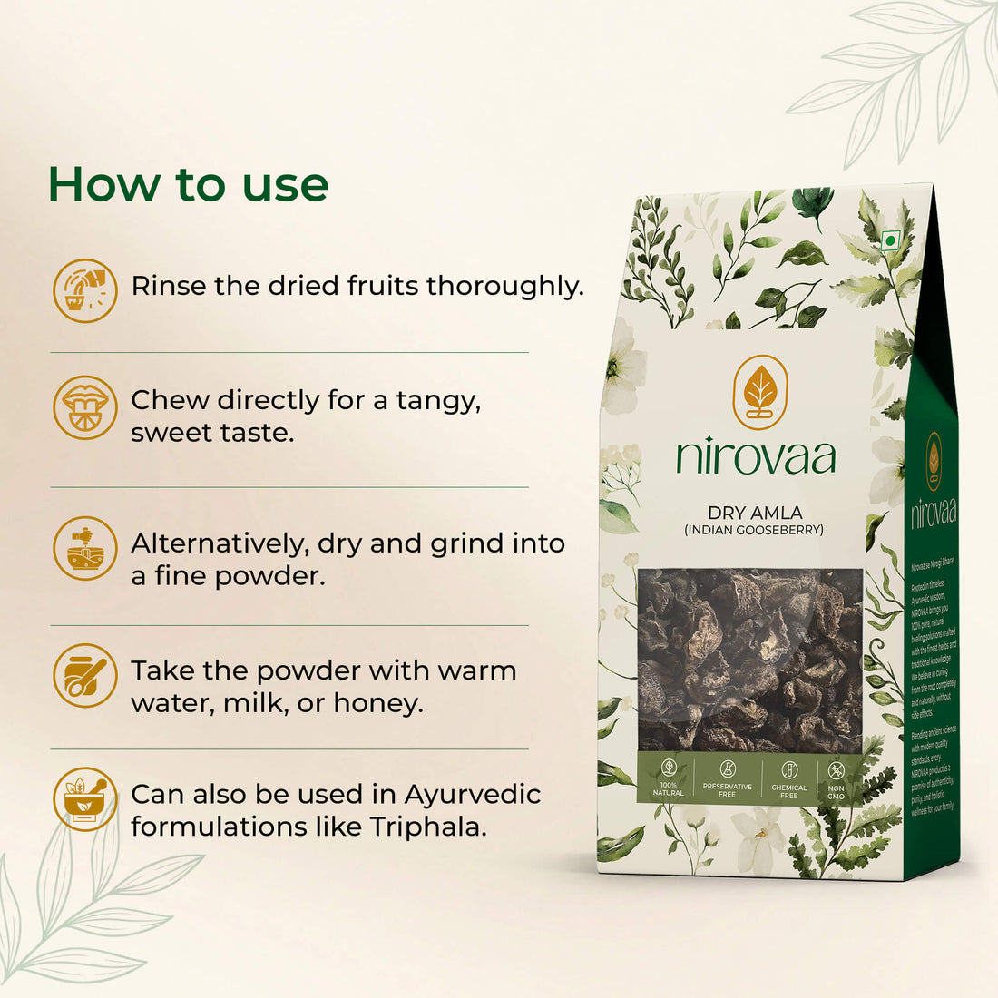 Dry Amla (Indian Gooseberry)